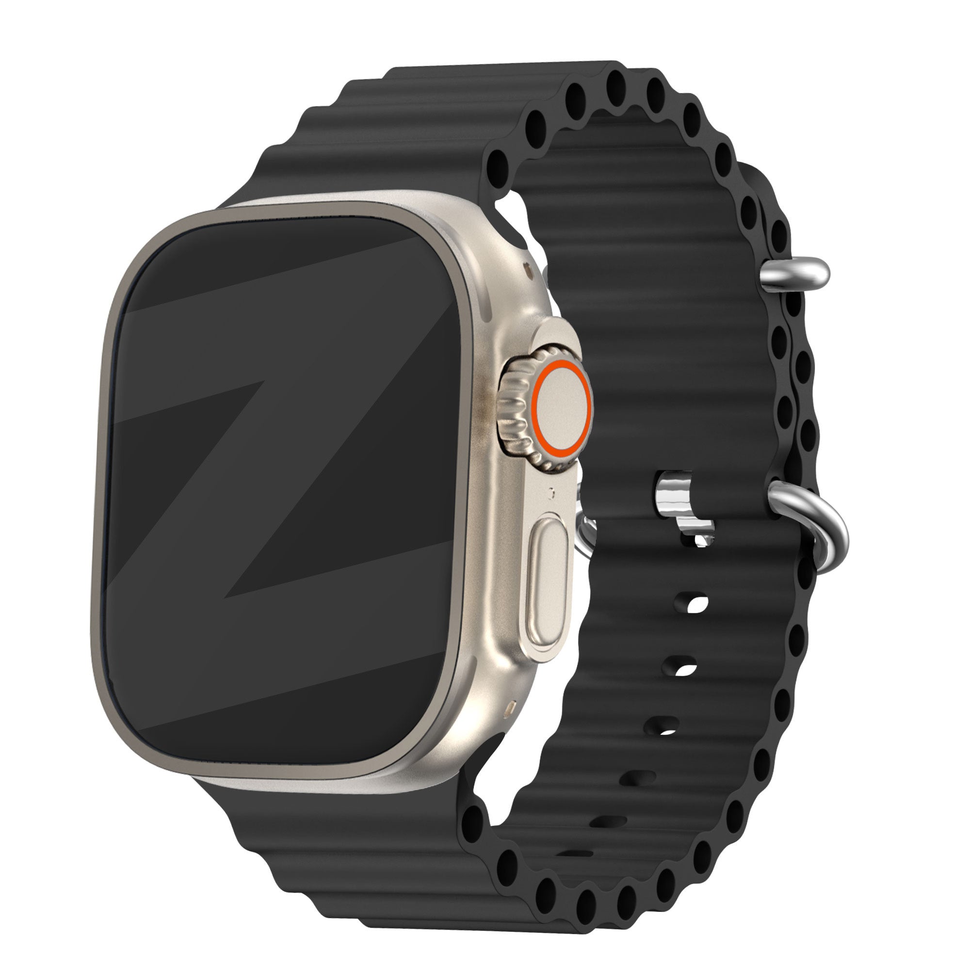 Bandz Ocean szíj Apple Watch-hoz fekete színű kiegészítő szíj