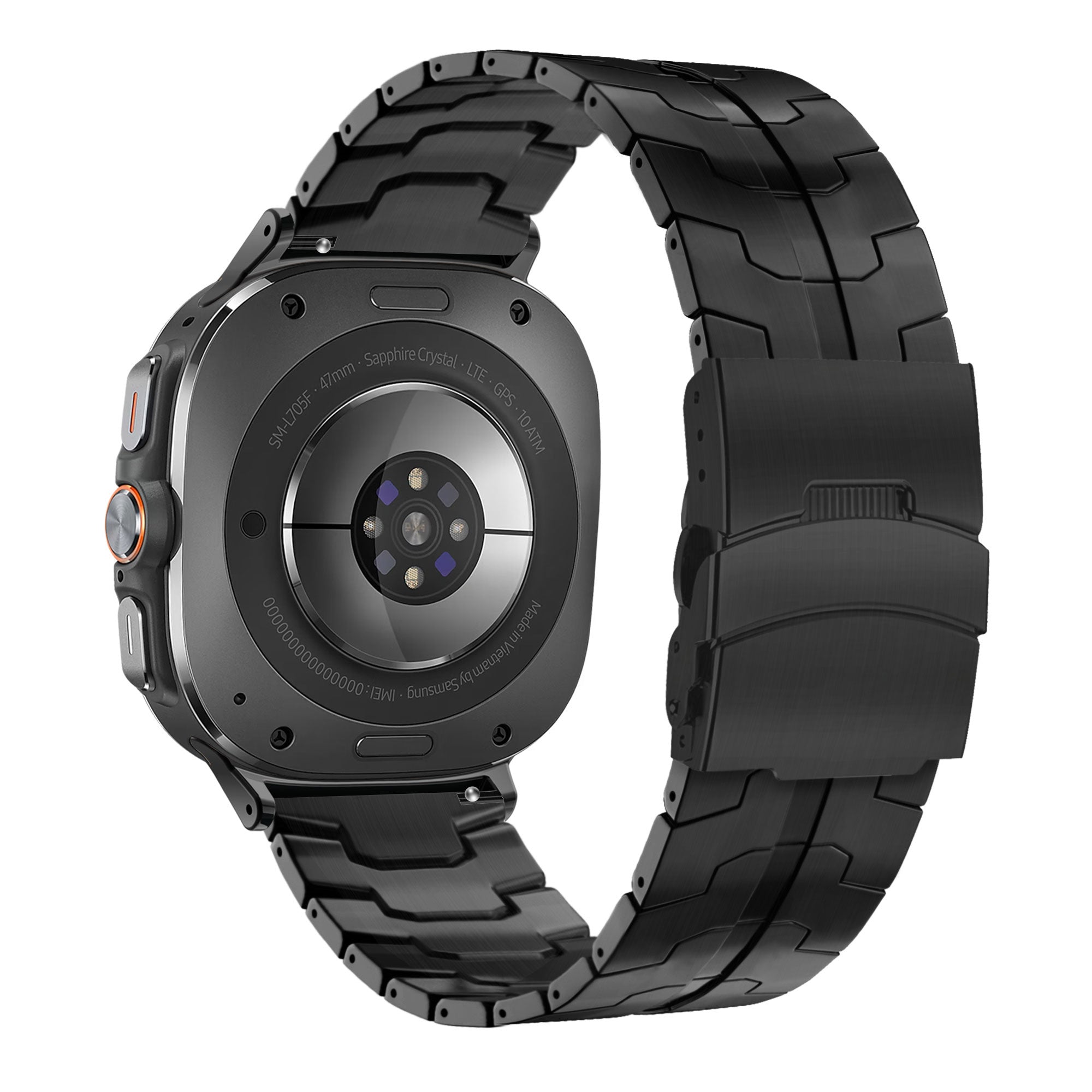 Bandz titán szíj Samsung Galaxy Watch Ultra Iron Black készülékhez