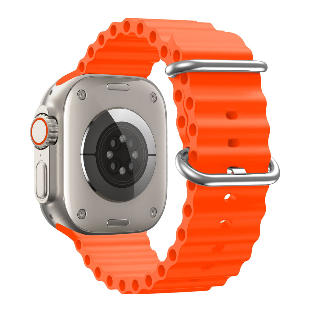 Bandz Ocean szíj Apple Watch-hoz, narancssárga szíjas kiadás