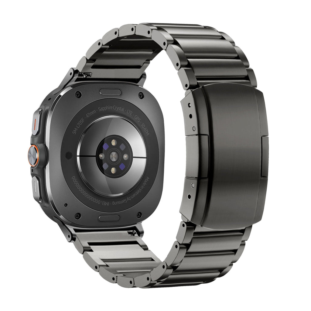 Bandz Samsung Galaxy Watch Ultra titán szíj klasszikus grafit