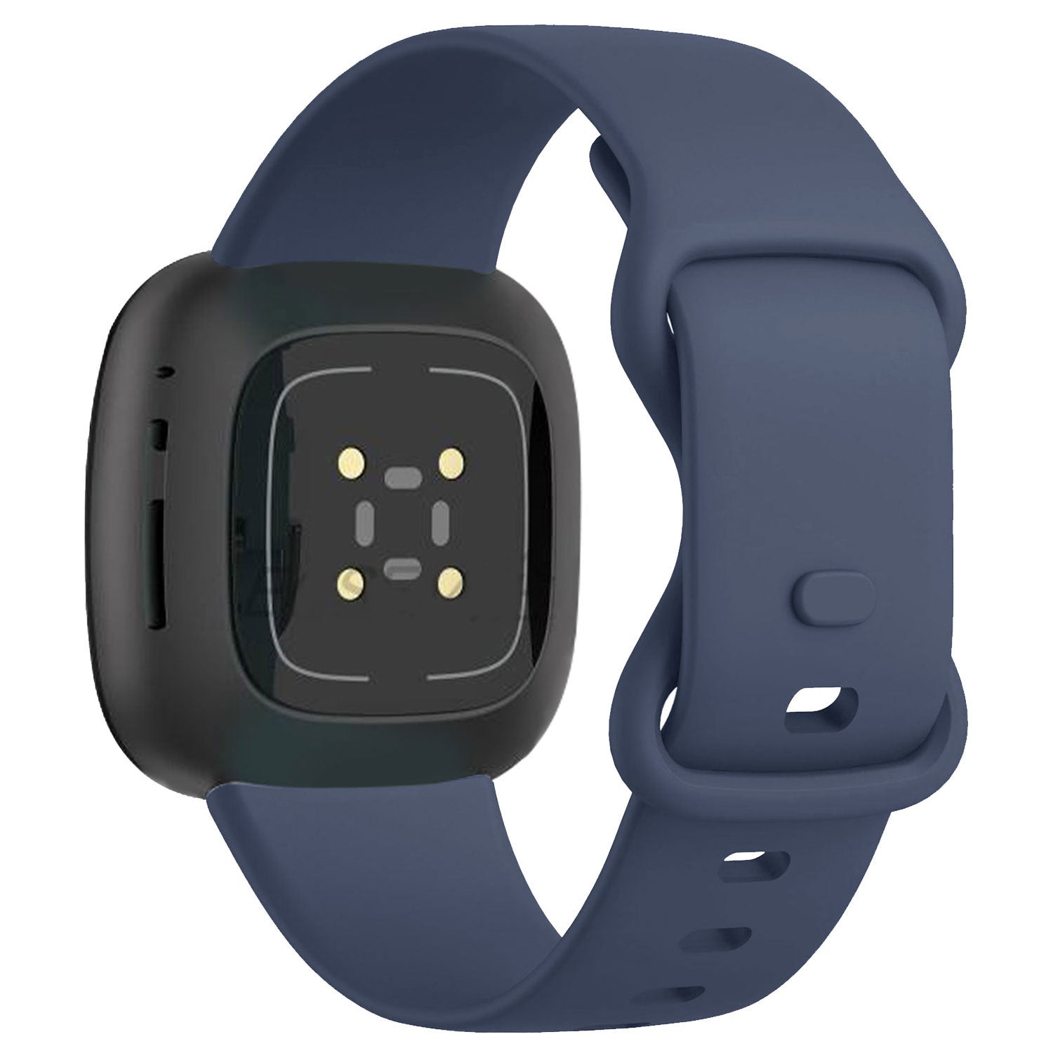 Fitbit Versa 3 klasszikus szilikon szíj sötétkék színben