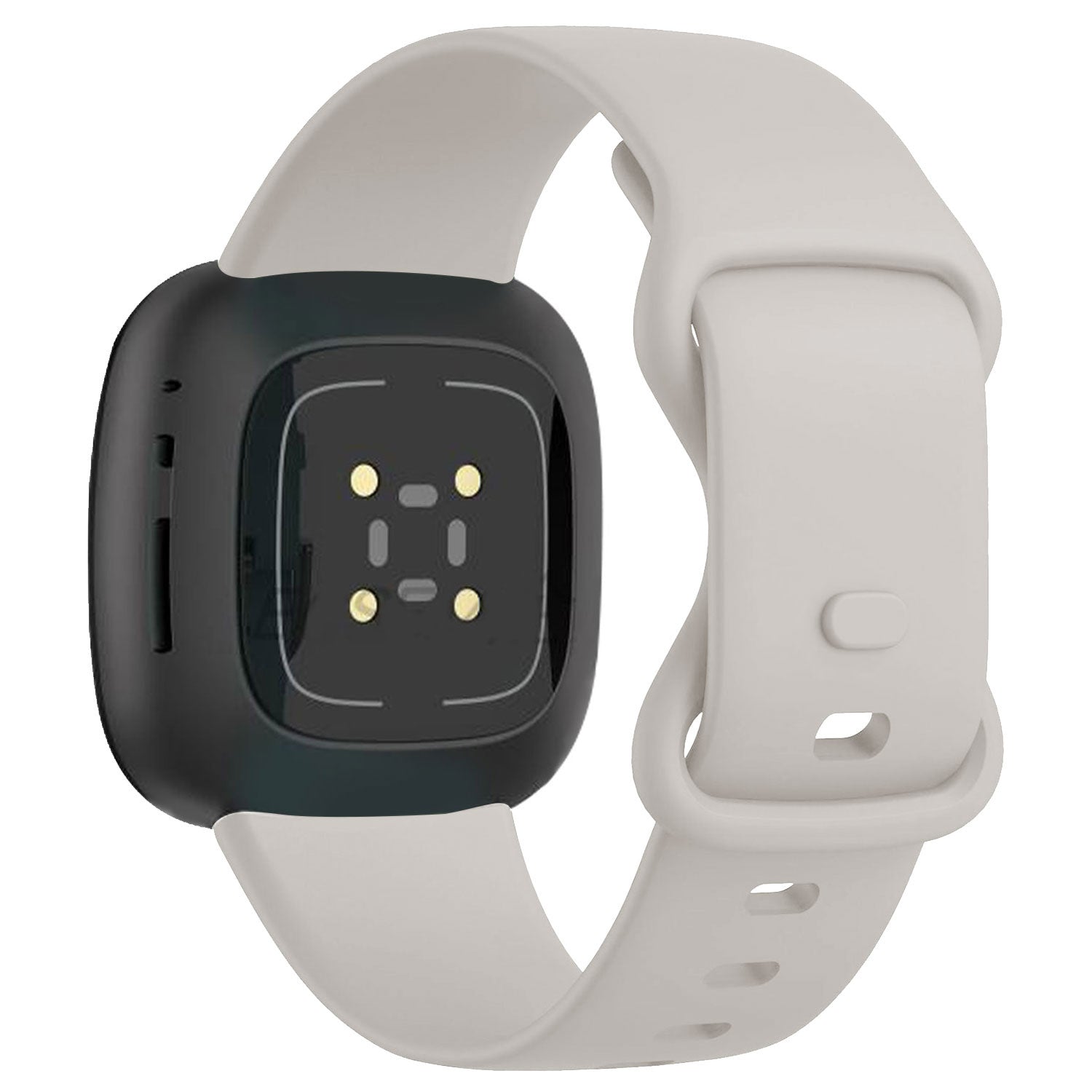 Fitbit Versa 3 klasszikus szilikon szíj törtfehér színben