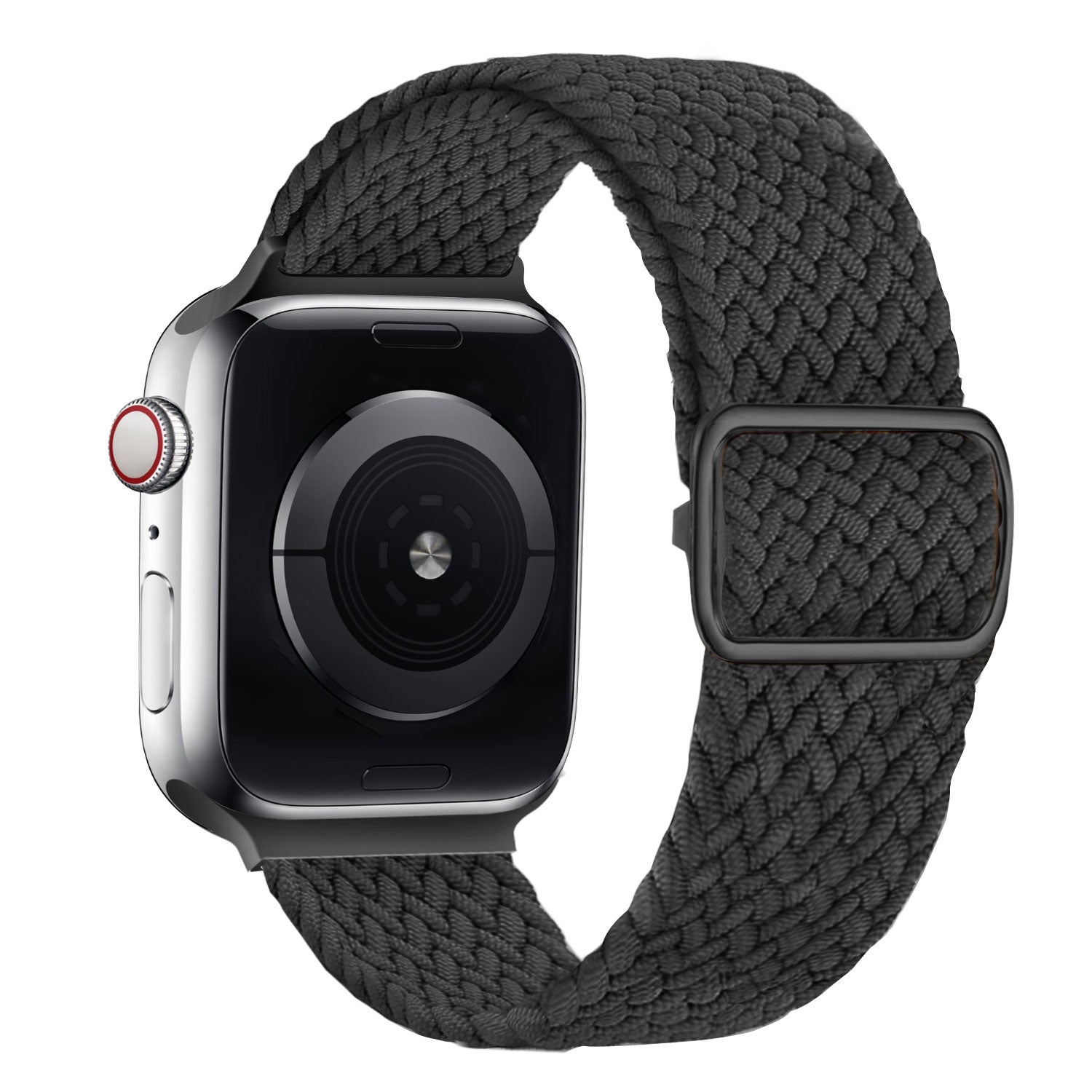 Apple Watch fonott nejlon szíj fekete Apple Watch-hoz