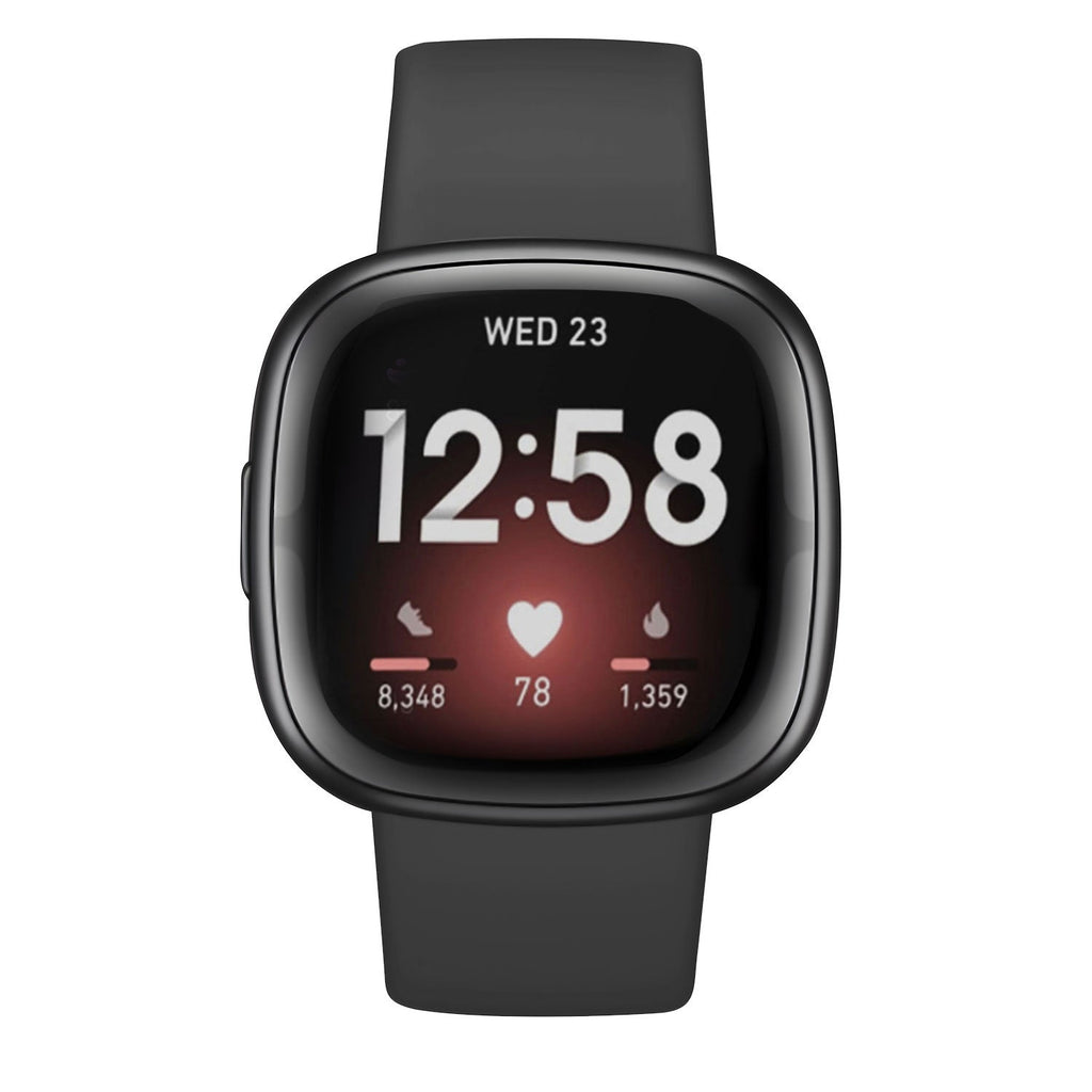 Fitbit Versa 4 Classic fekete szilikon cserepánt