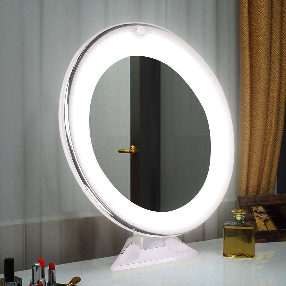 10x Magnification LED Magnifying Mirror With 360 Degree Rotation