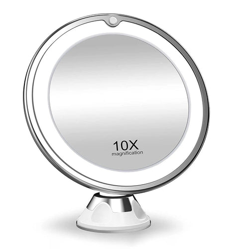 10x Magnification LED Magnifying Mirror With 360 Degree Rotation