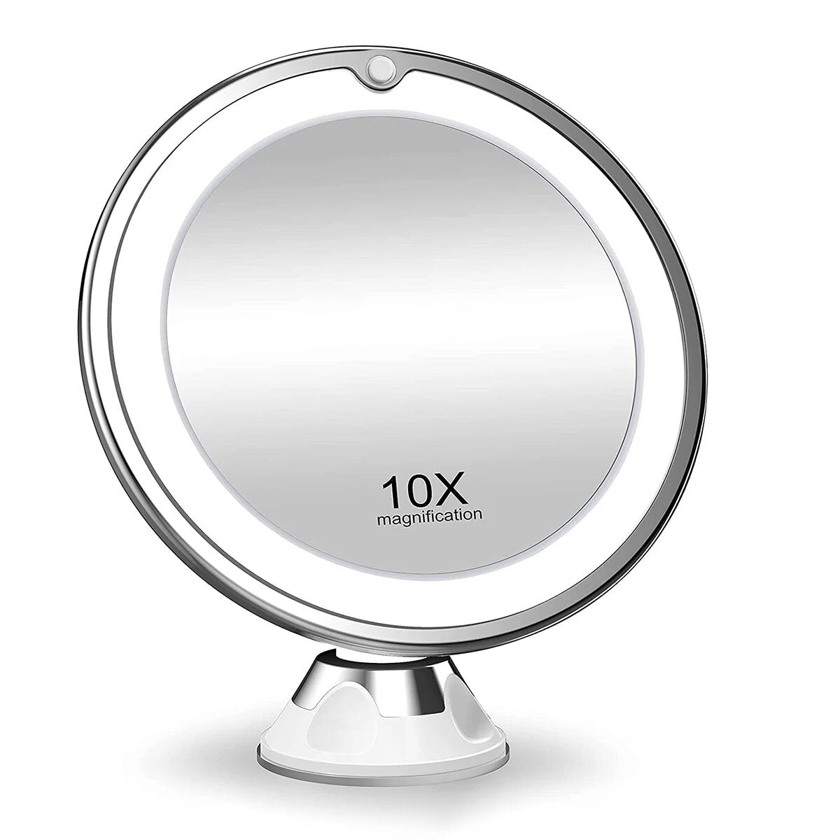 10x Magnification LED Magnifying Mirror With 360 Degree Rotation
