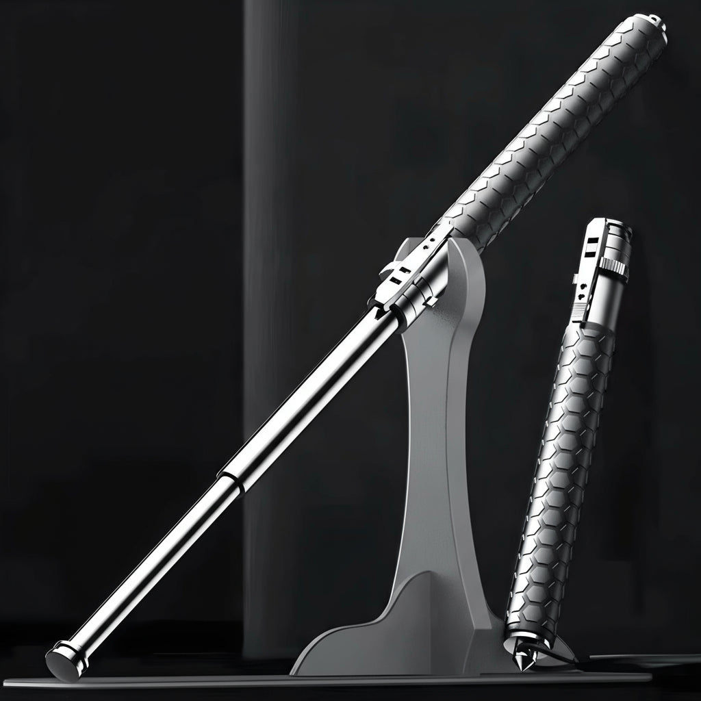 サミットガード トレック 自己防衛用ウォーキングケーン 自動展開＆安定機能付き