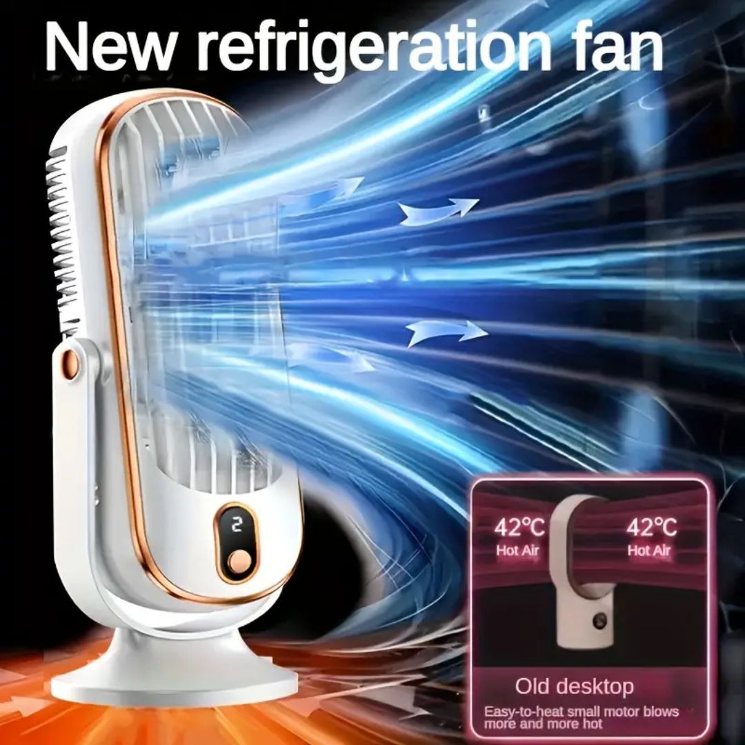 NovaBreeze 静音 USB デスクファン（充電式バッテリー付き）