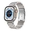 Apple Watch Ultra titán szíj ezüst tartós stílusos pánt