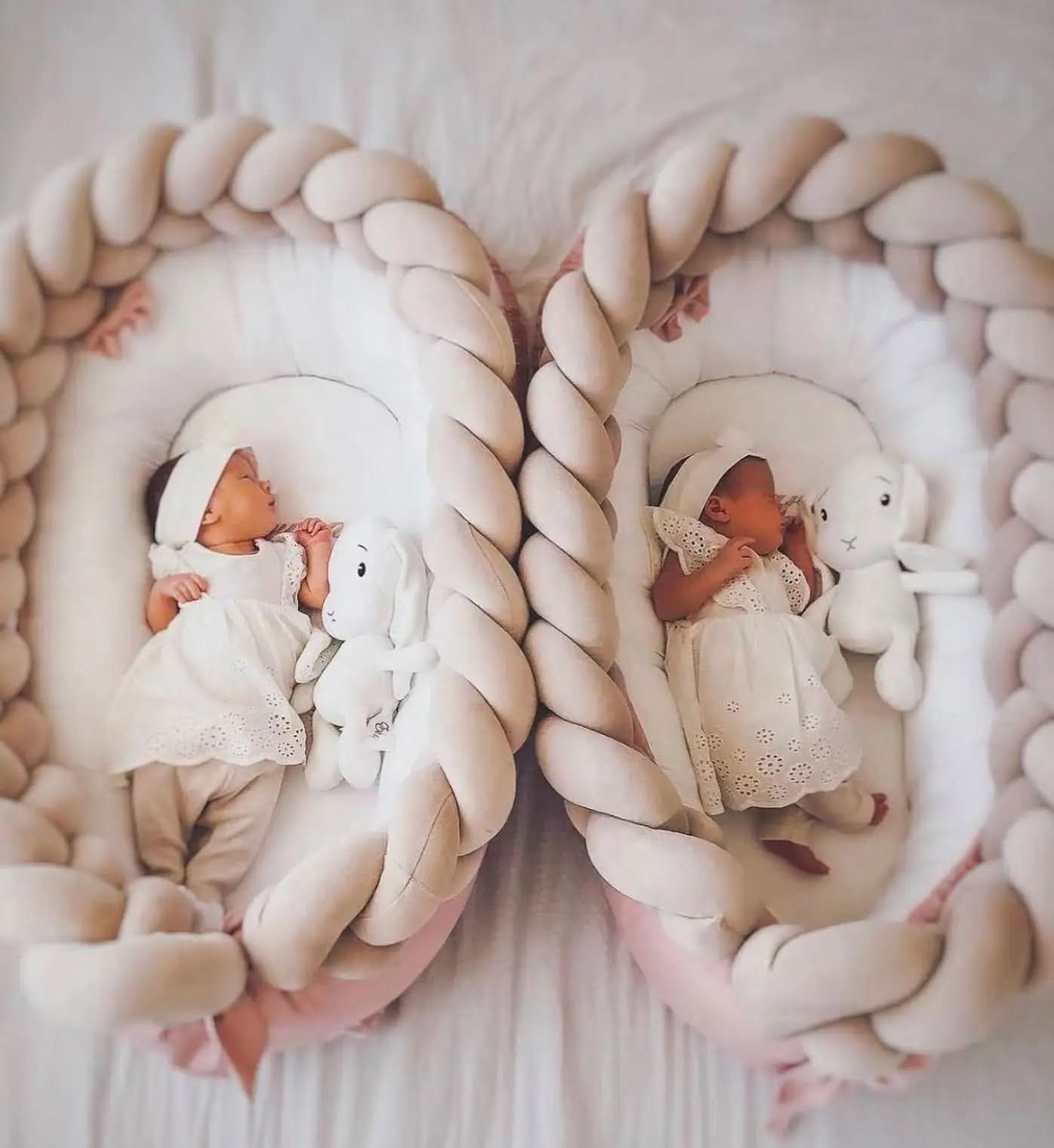 NestGlow Woven Baby Pillow For Safe Sleep And Restful Development For Babies