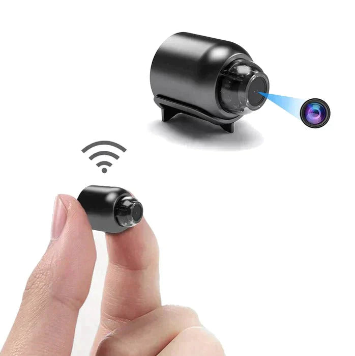 ミニWiFiカメラ2台セット 1080P 140度広角 ナイトビジョン 動体検知付き