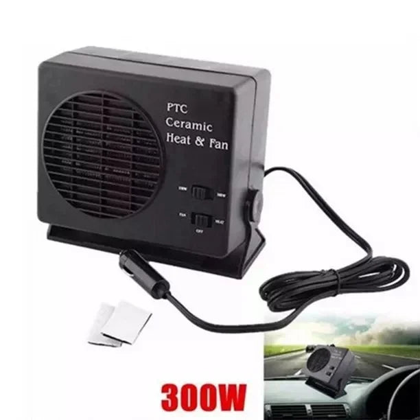 セラミック12Vカー用ヒーターファン 自動サーモスタット付き デフロスター＆デミスター機能搭載