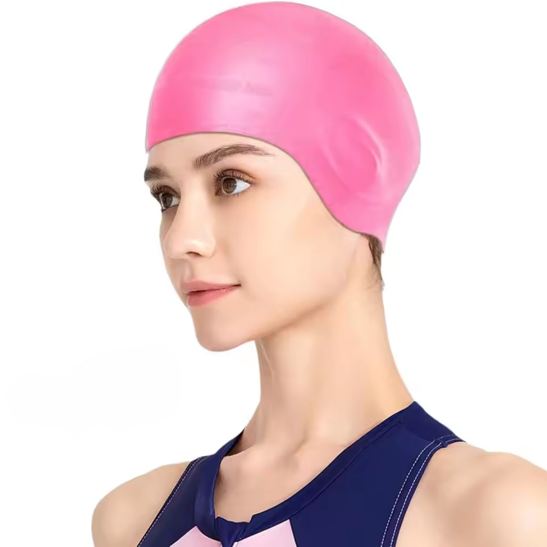 AquaGrace szilikon úszósapka fülvédővel hosszú hajra