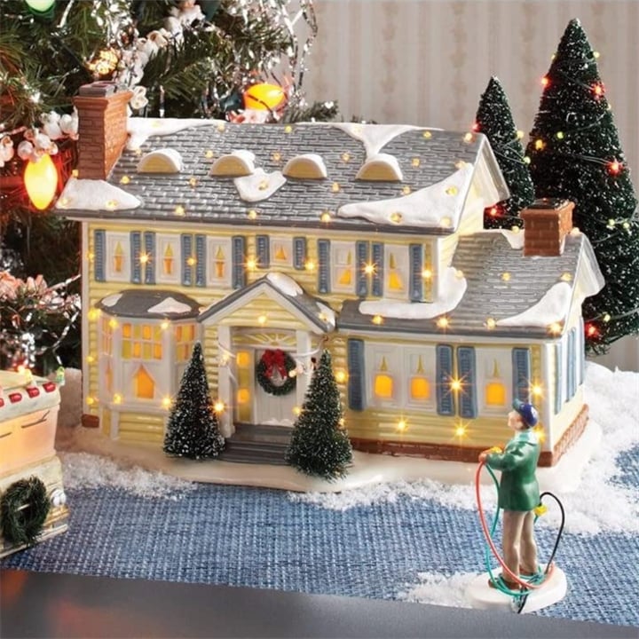 コージーハース ファミリークリスマスビレッジ セラミック卓上ディスプレイ