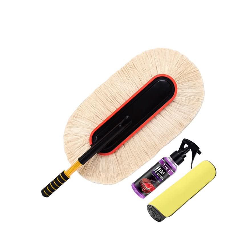 AeroDust Pro Telescopic Car Duster For Car Lovers Waxed Cotton Threads Shine