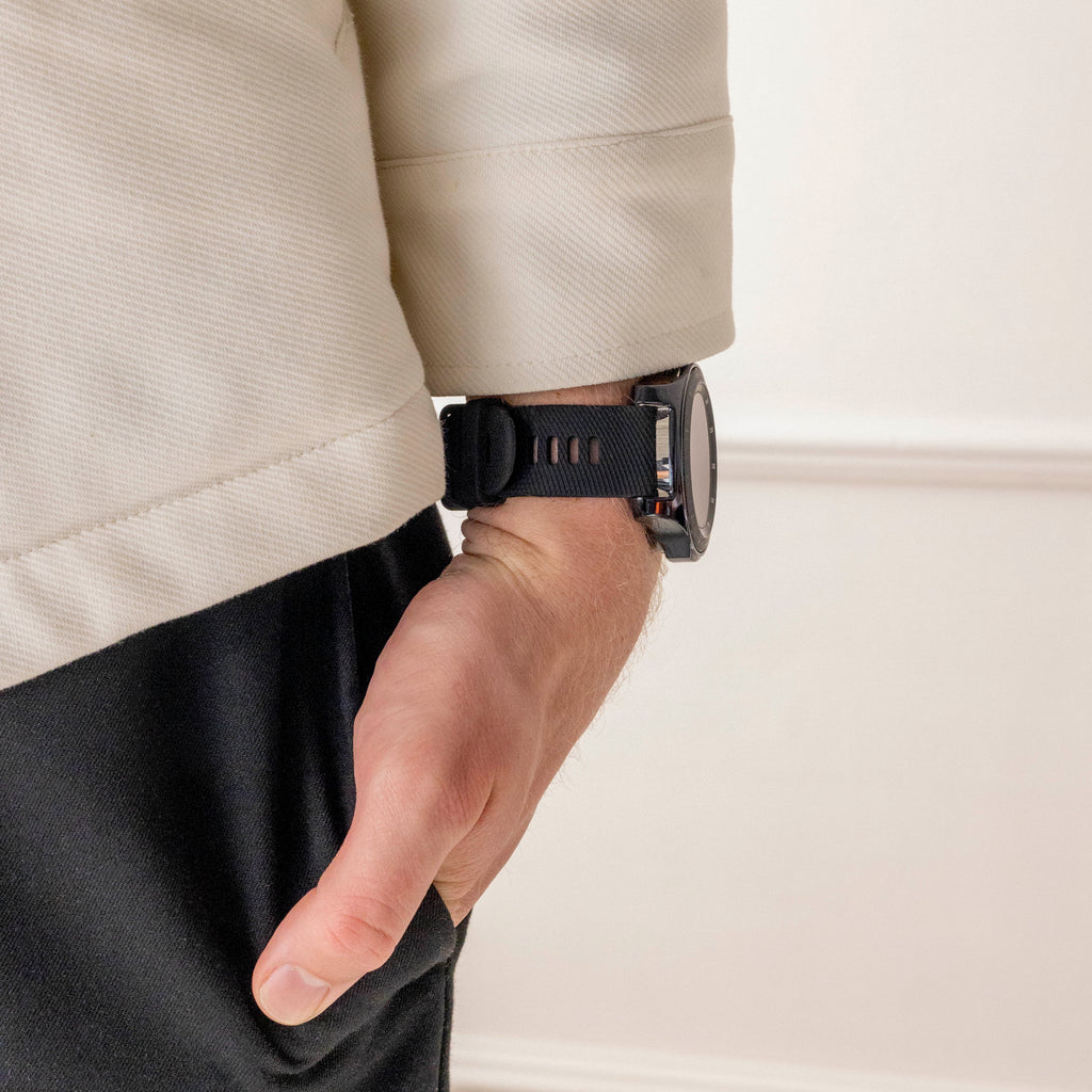 Garmin Venu 2 fekete szilikon szíj cserepánt