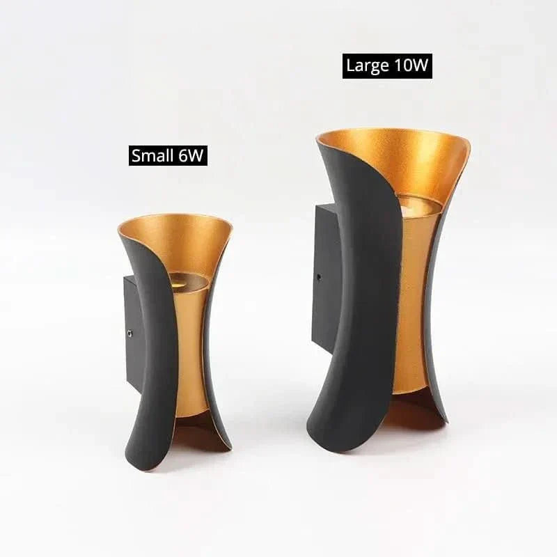 LumaCurve 屋外用曲面LEDウォールライト 防水IP65対応