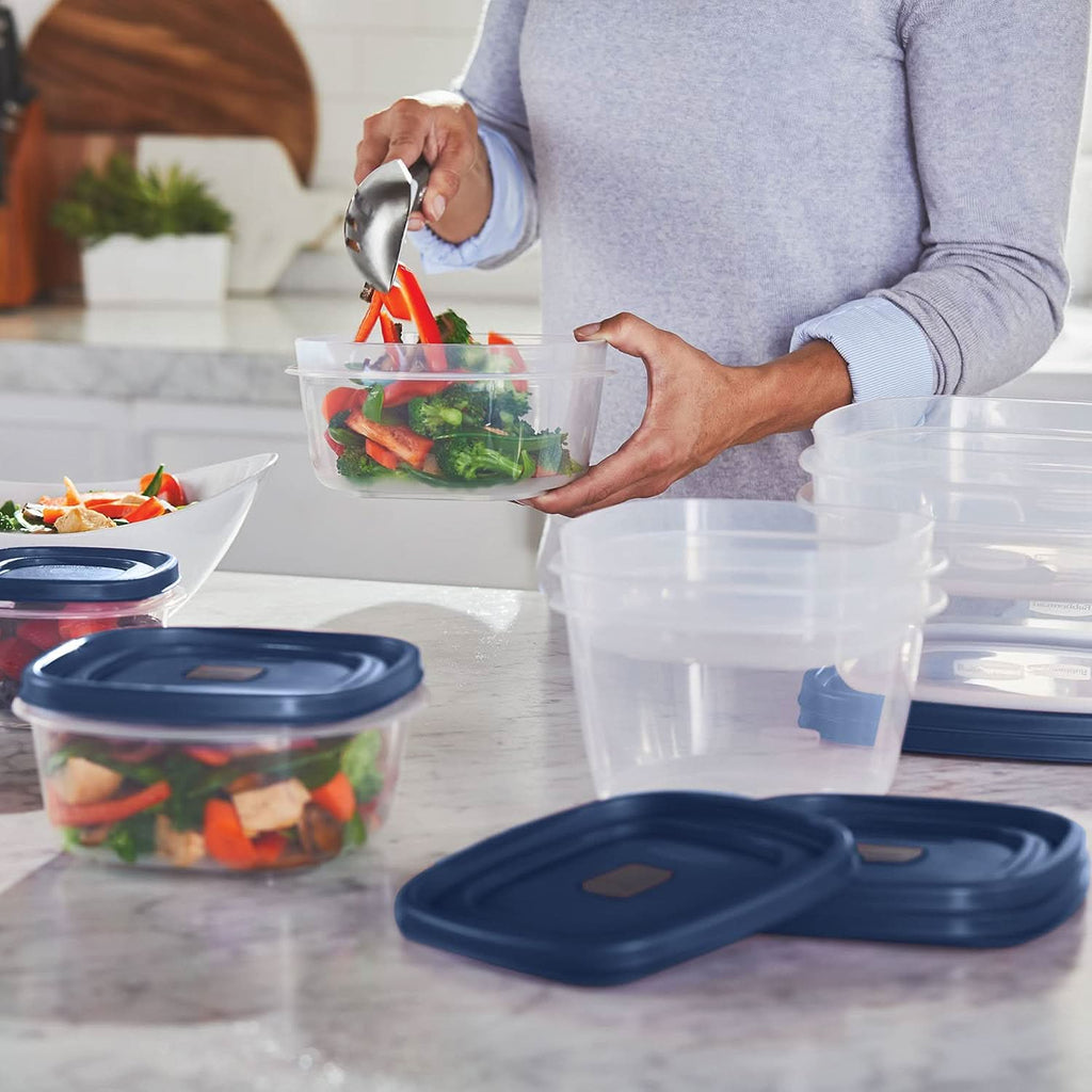 鮮度を保つための漏れ防止スタッカブル食品保存容器、ミールプレップに最適