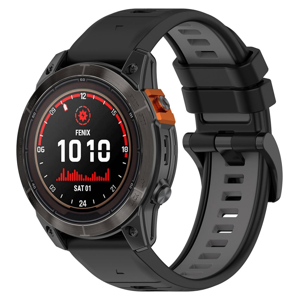 Garmin Fenix 5/6 sportpánt csattal, fekete és szürke