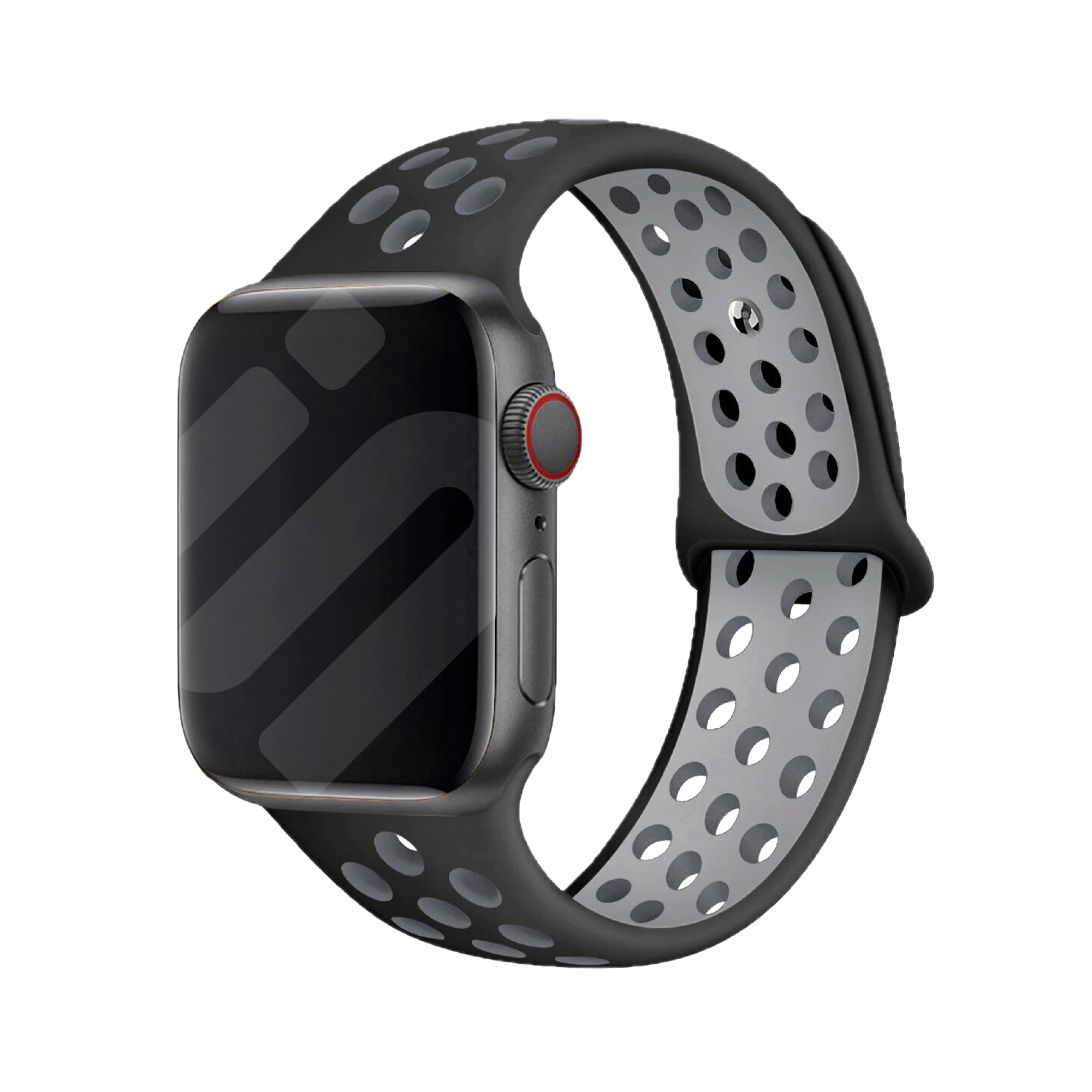 Apple Watch sport szíj fekete szürke Apple Watch-hoz
