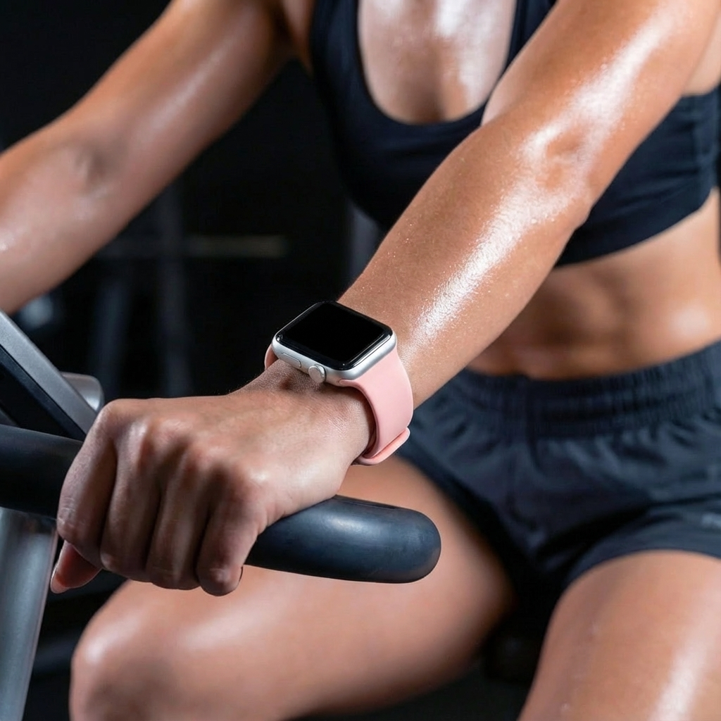 Apple Watch rózsaszín szilikon szíj Apple Watch óraszíjhoz