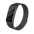 Fekete milánói cserepánt Fitbit Charge 4-hez
