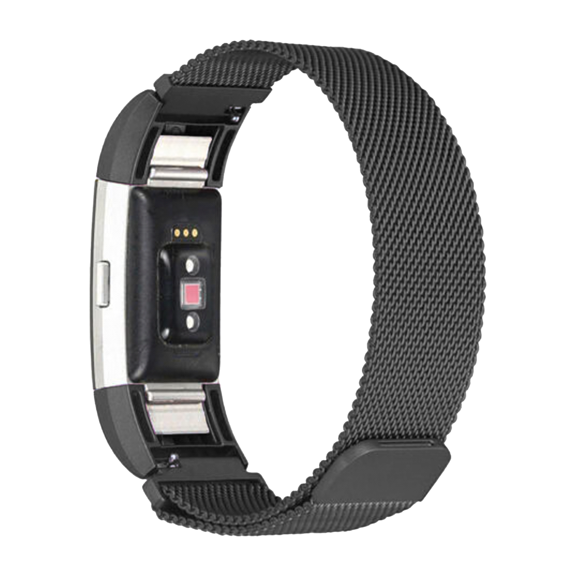 Fekete milánói cserepánt Fitbit Charge 4-hez