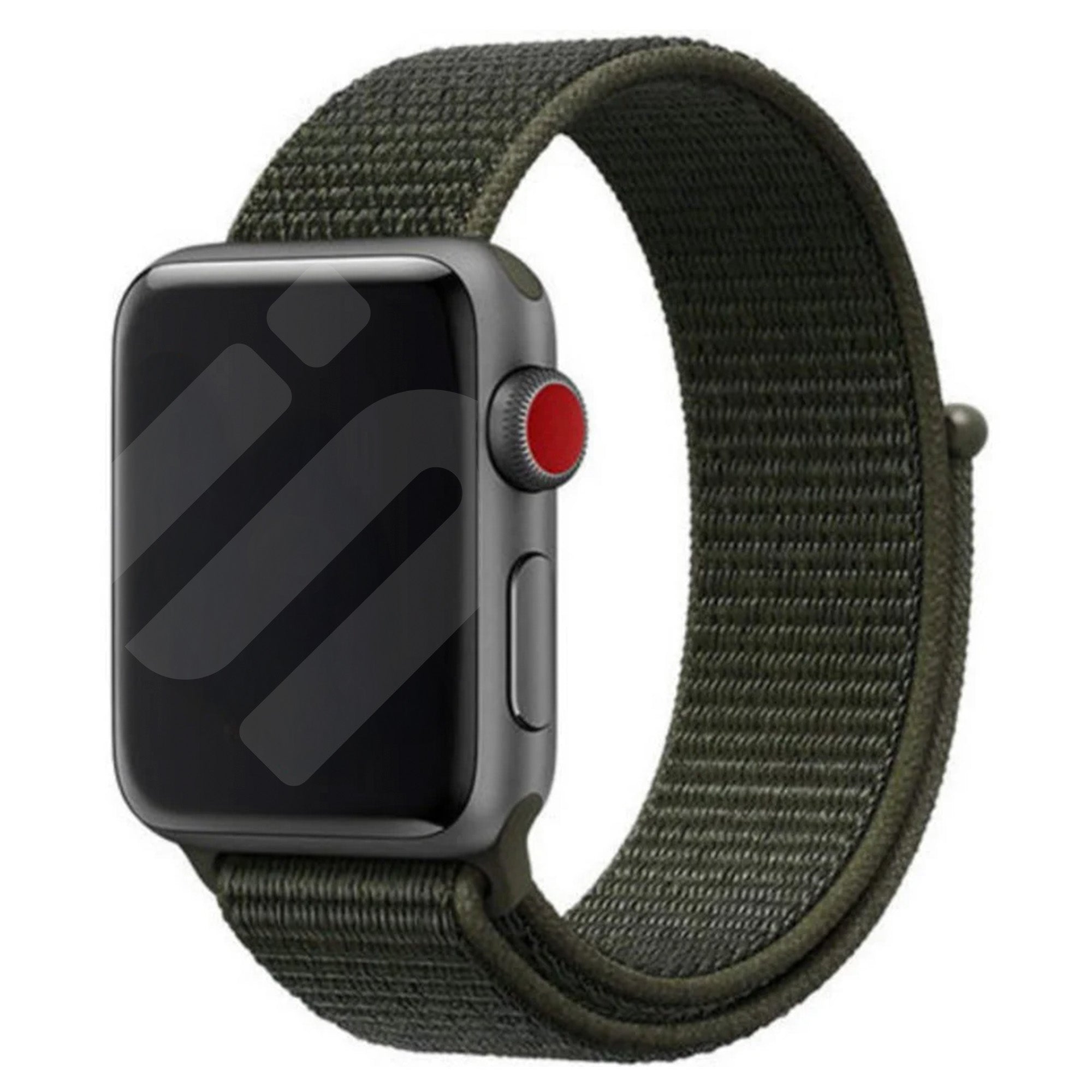 Apple Watch sötétzöld nylon szíj Apple Watch-hoz