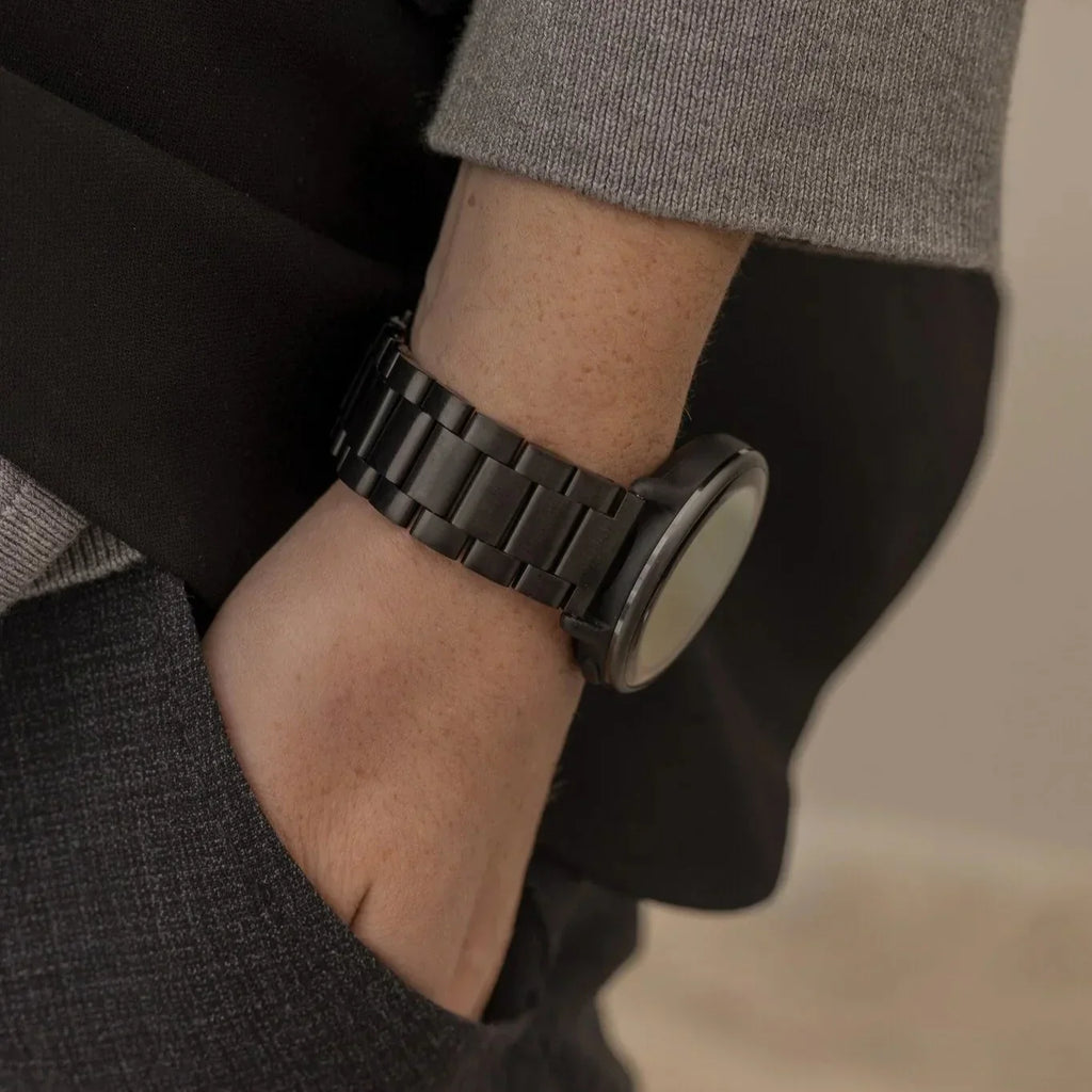 サムスン ギャラクシーウォッチ4 クラシック 46mm スチールストラップ ブラック