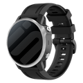 Fekete szilikon szíj Garmin Fenix 5S és 6S órákhoz