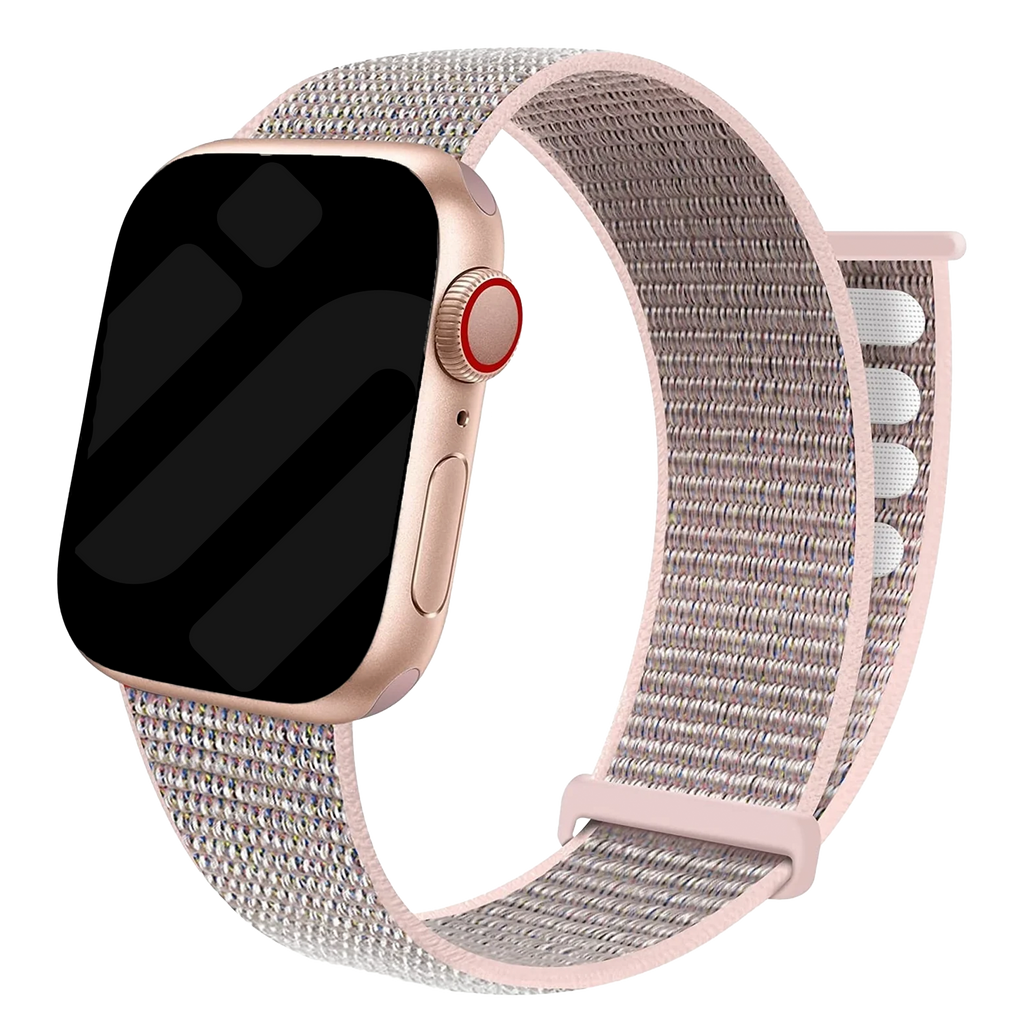 Apple Watch rózsaszín nejlon szíj mindennapi használatra