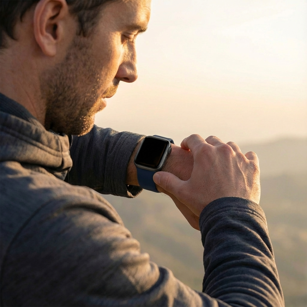 Apple Watch Classic szilikon szíj sötétkék színben