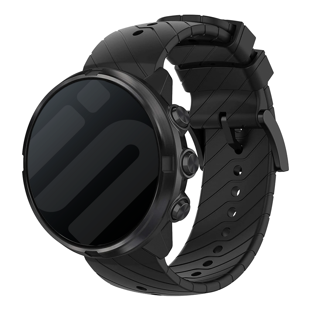 Fekete szilikon szíj Suunto 9 Baro okosórához