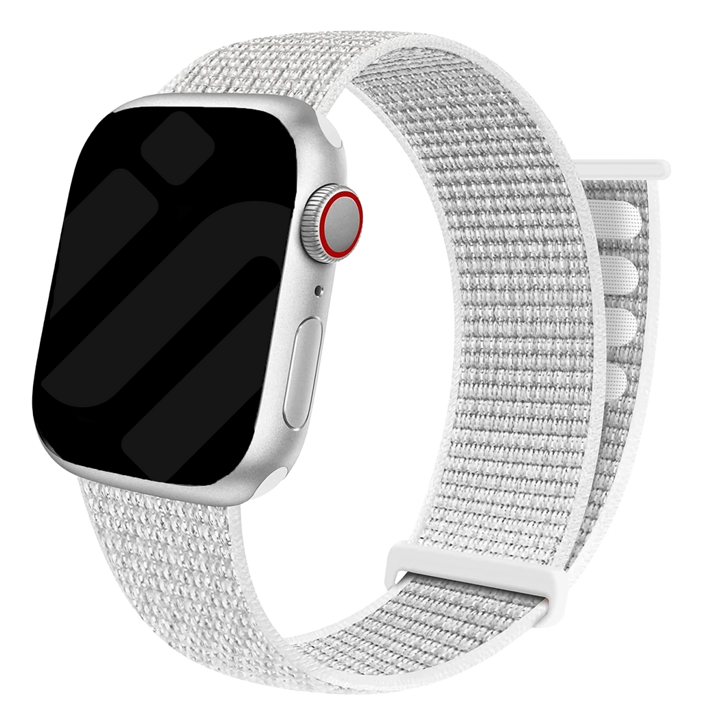 Apple Watch Nylon Loop Strap White Color Band For Apple Watch