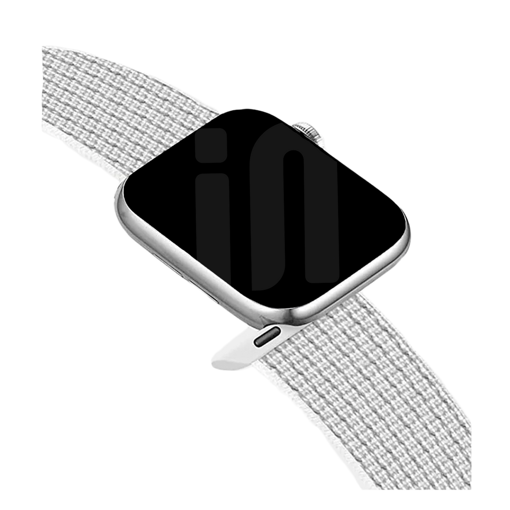 Apple Watch Nylon Loop Strap White Color Band For Apple Watch