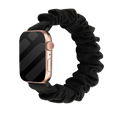 Apple Watch Scrunchie szíj fekete színben Apple Watch-hoz