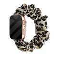 Apple Watch Scrunchie szíj leopárdmintás kiegészítő