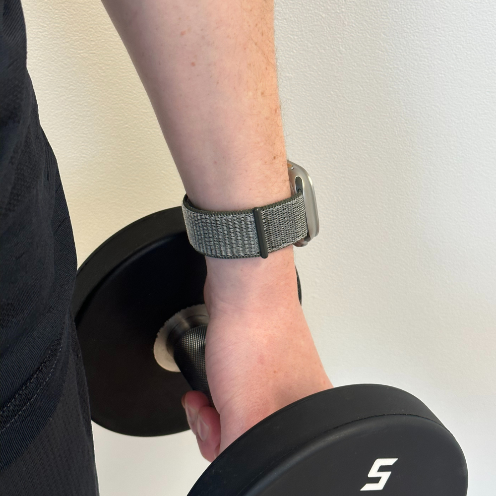 Apple Watch nejlon szíj szürke-zöld színű kiadás