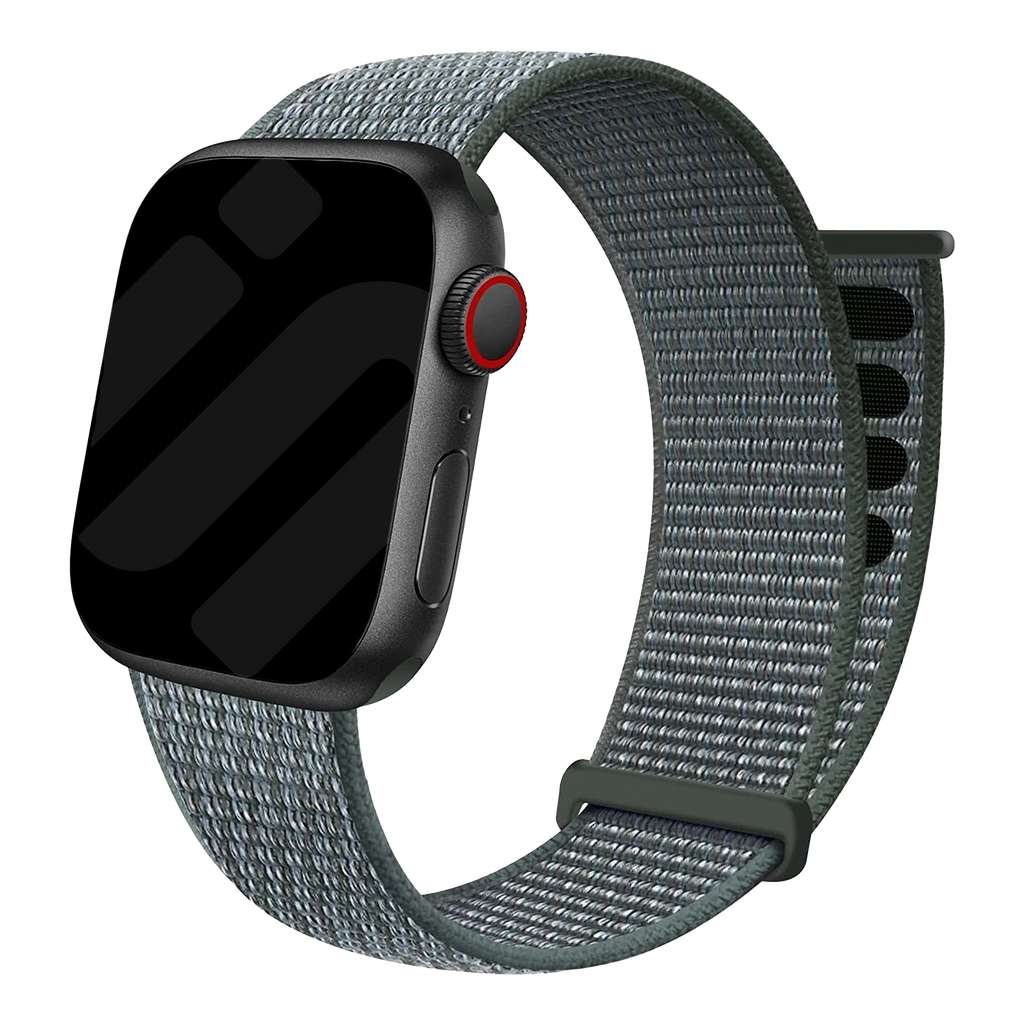Apple Watch nejlon szíj szürke-zöld színű kiadás