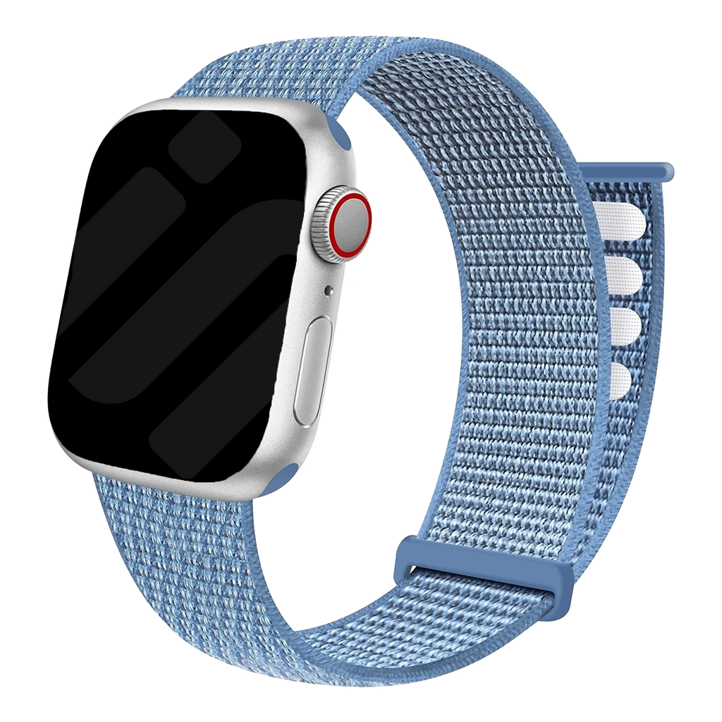 Kék nejlon hurokpánt Apple Watch cserélhető szíjhoz