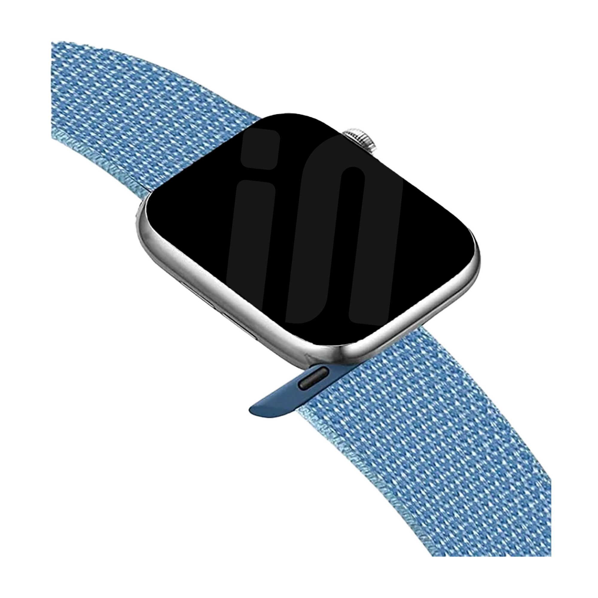 Kék nejlon hurokpánt Apple Watch cserélhető szíjhoz