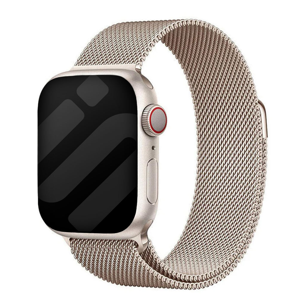 アップルウォッチ ミラネーゼストラップ スターライト仕上げ（アップルウォッチ用）