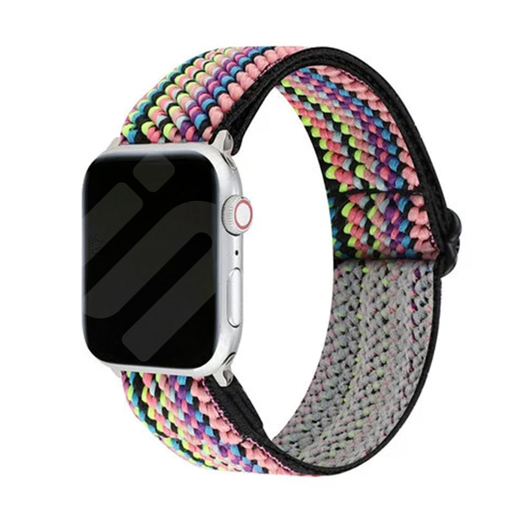 Rugalmas szíj Apple Watch-hoz színes csíkokkal