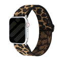 Leopárdmintás elasztikus szíj Apple Watch szíjhoz