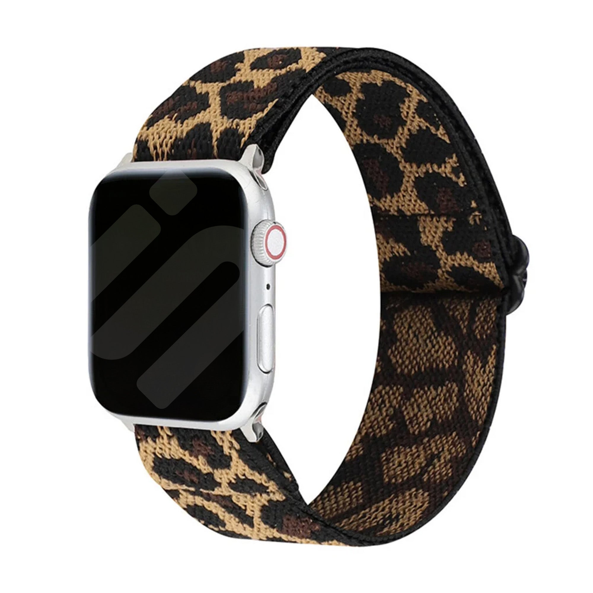 Leopárdmintás elasztikus szíj Apple Watch szíjhoz