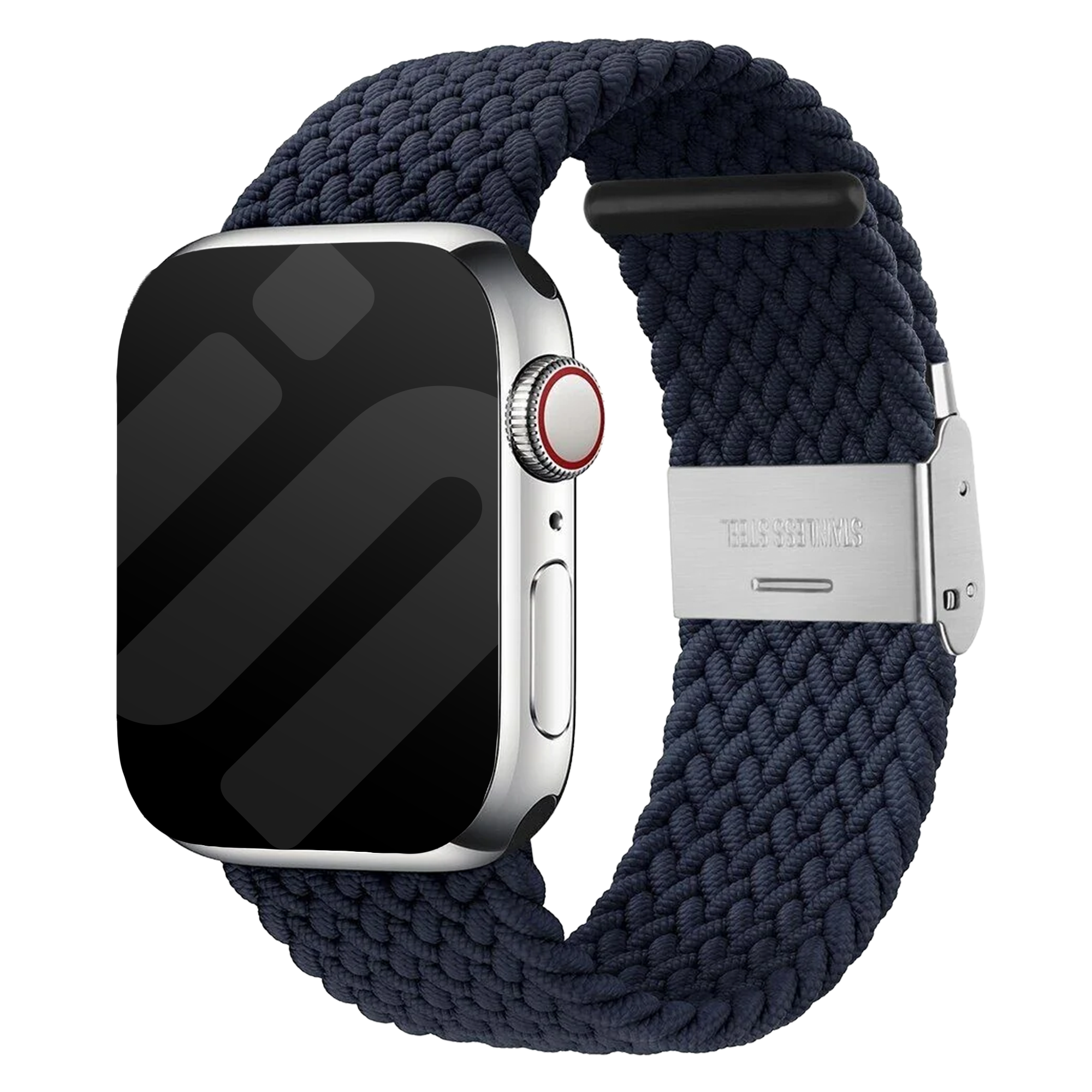Apple Watch fonott szíj szénszürke színben Apple Watch óraszíjhoz