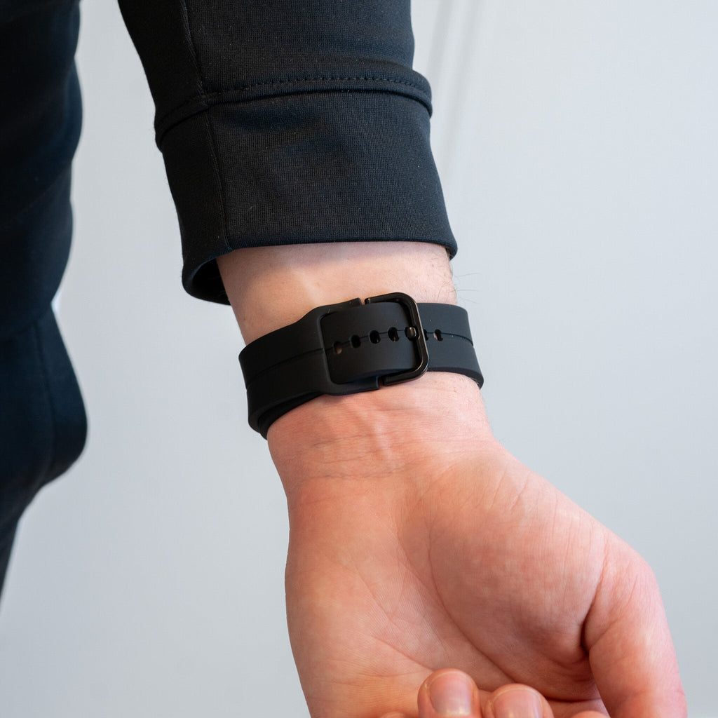 Bandz Extreme szilikon szíj Samsung Galaxy Watch 4 40 mm fekete