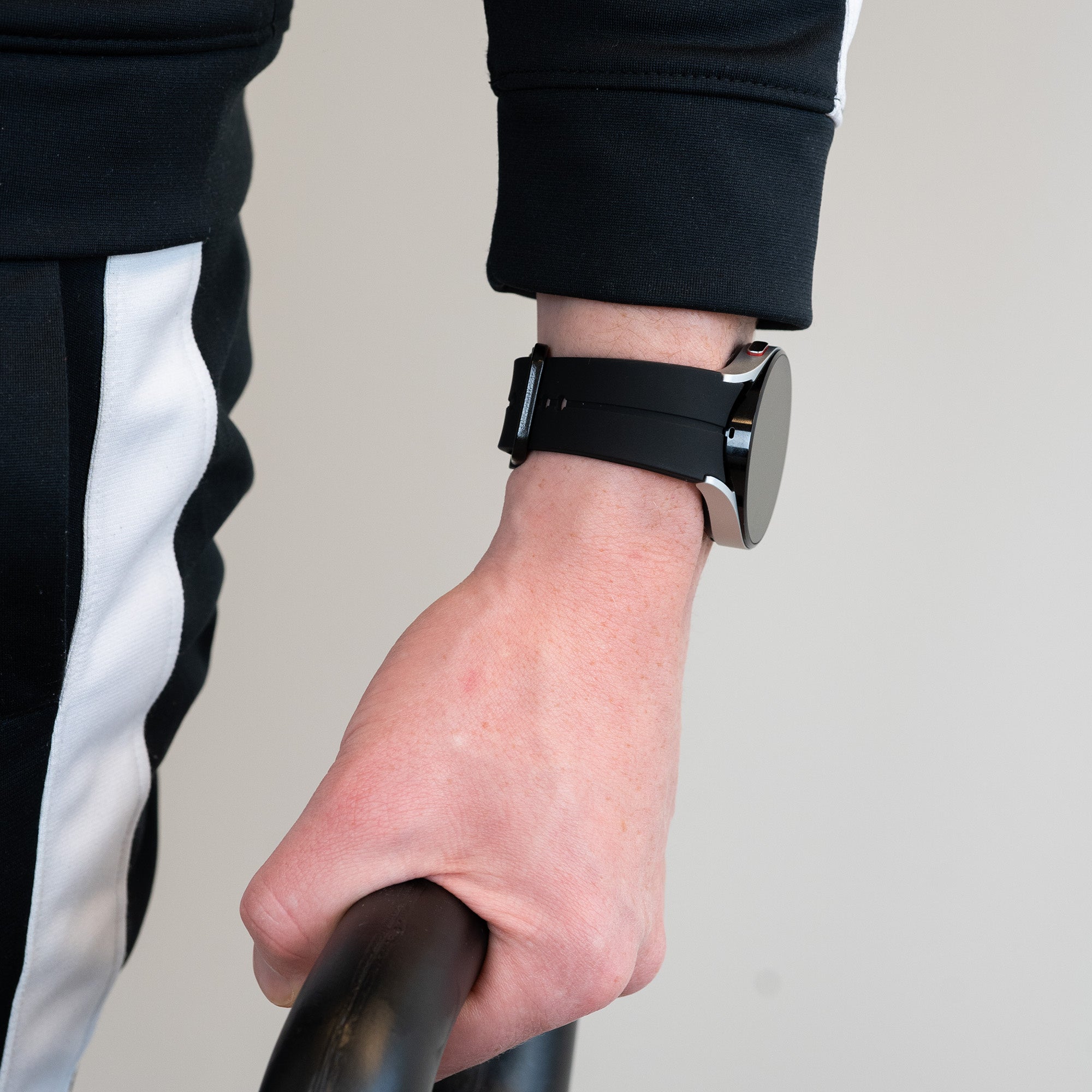 Bandz Extreme szilikon szíj Samsung Galaxy Watch 4 40 mm fekete