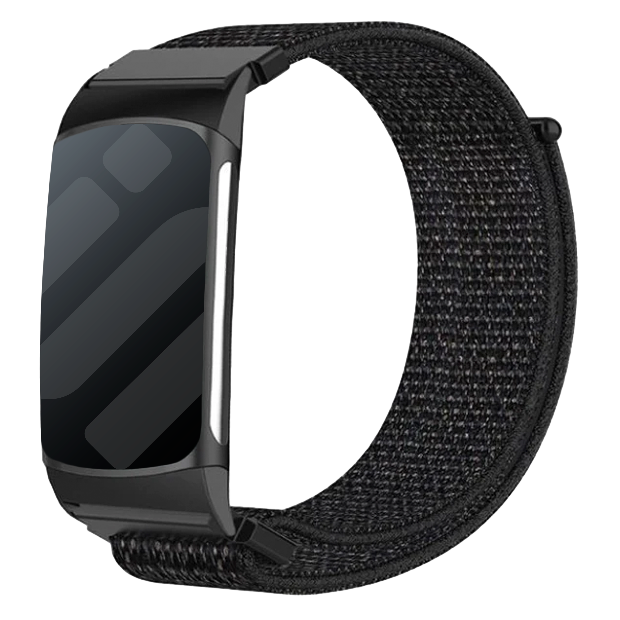Fitbit Charge 5 fekete nejlon szíj csere karpánt